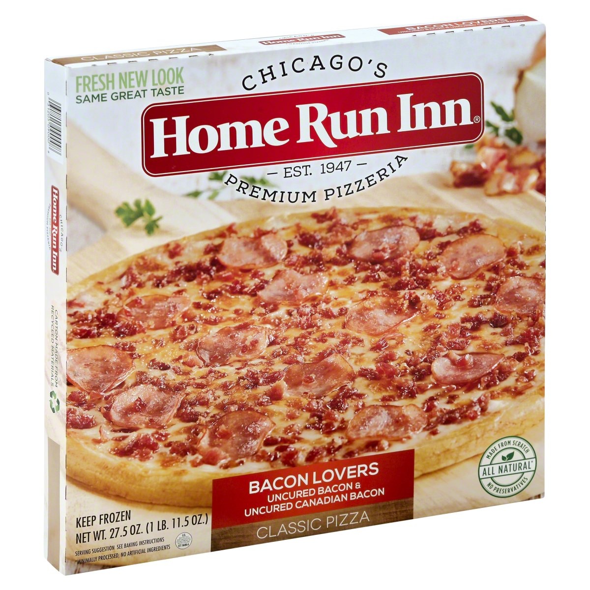 slide 1 of 1, Home Run Inn Pizza Bacon Lovers, 27.5 oz