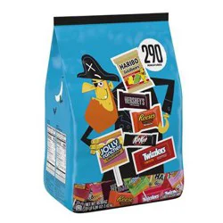 Hershey's Hershey Miniatures Assorted Flavored, Halloween Candy Bulk Bag, 85.89 oz (290 Pieces)