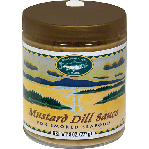 slide 1 of 1, Ducktrap River of Maine Mustard Dill Sauce, 8 ct