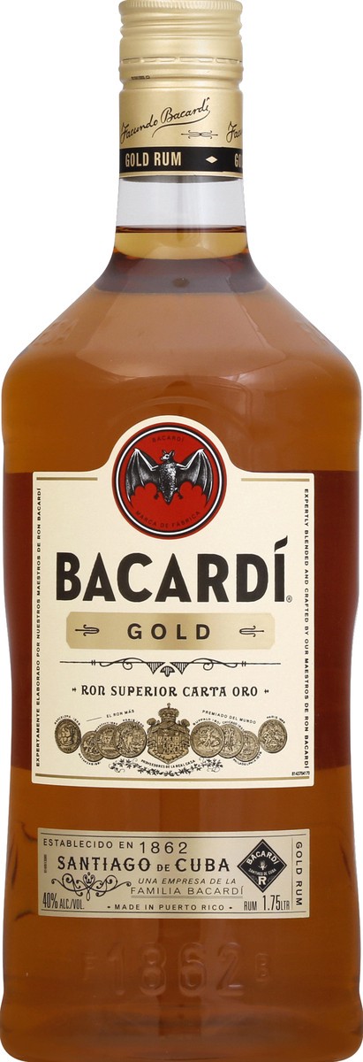 slide 1 of 5, Bacardi Rum 1.75 lt, 1.75 liter