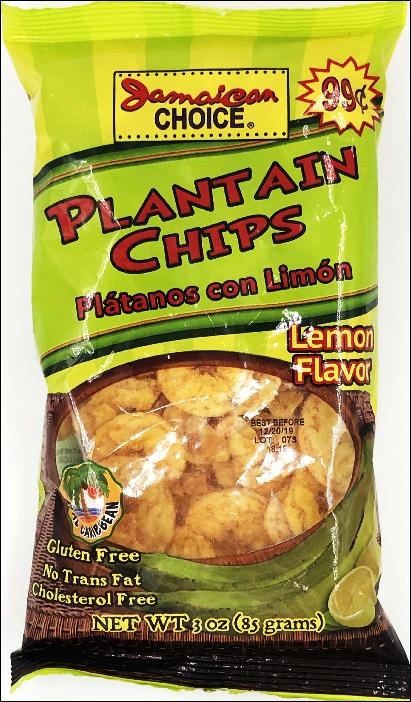 slide 1 of 1, NON BRAND Plantain Lemon Chip, 3 oz