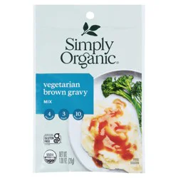 Simply Organic Vegetarian Brown Gravy Seasoning Mix