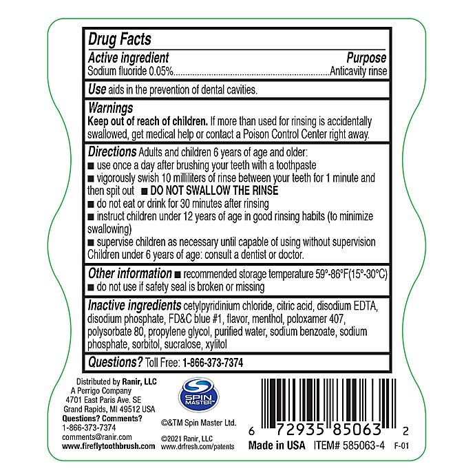 slide 3 of 5, Firefly Paw Patrol Anticavity Bubble Gum Flouride Rinse 16 fl oz, 16 oz