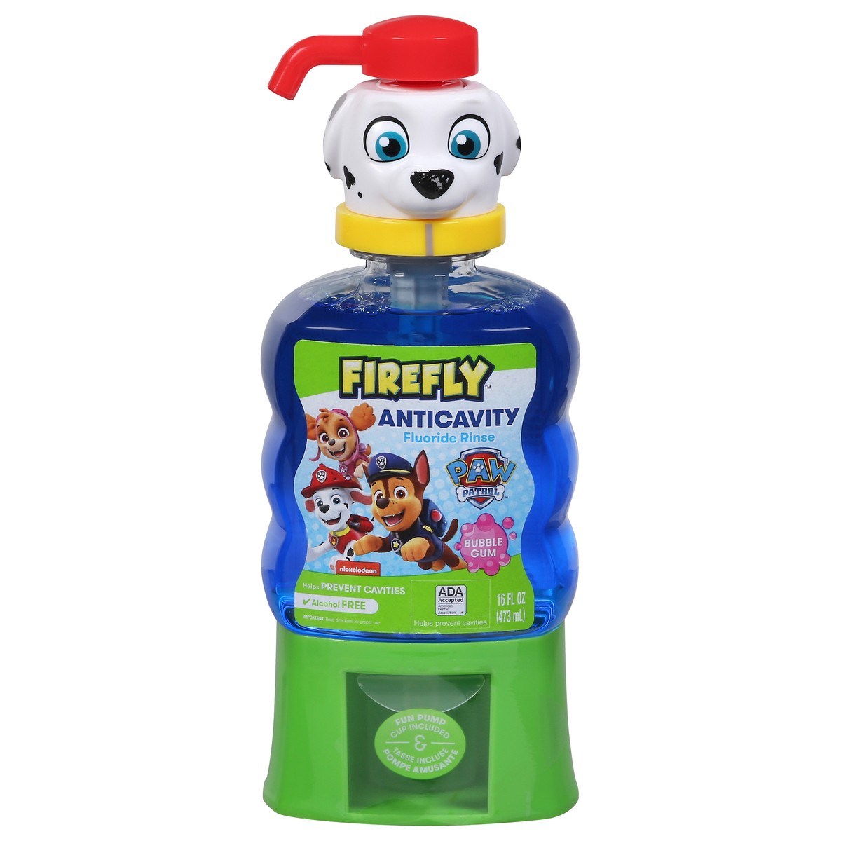 slide 1 of 5, Firefly Paw Patrol Anticavity Bubble Gum Flouride Rinse 16 fl oz, 16 oz