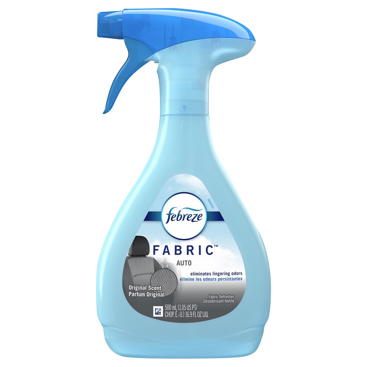 slide 1 of 5, Febreze Odor-Fighting Fabric Refresher, Linen & Sky, 27 fl oz, 16.9 fl oz