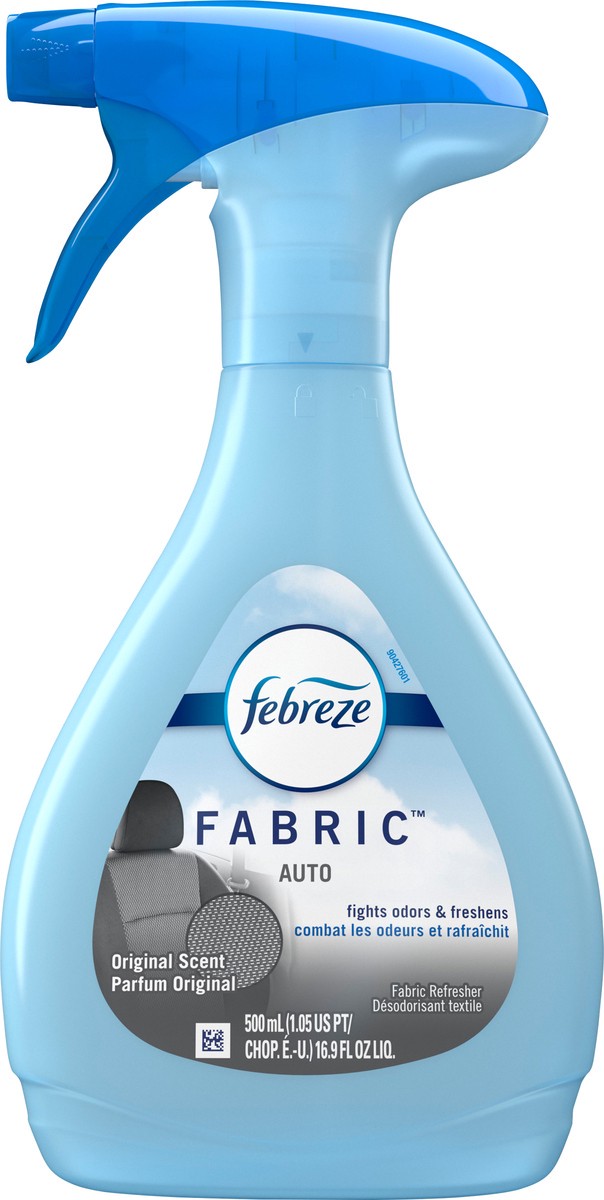 slide 5 of 5, Febreze Odor-Fighting Fabric Refresher, Linen & Sky, 27 fl oz, 16.9 fl oz