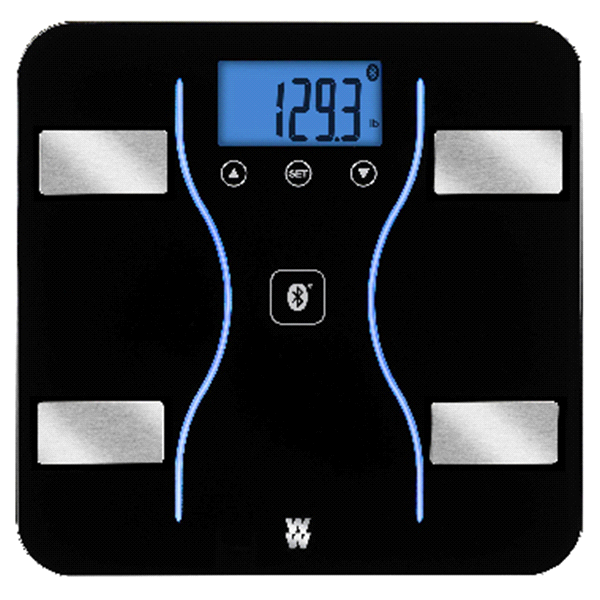 slide 1 of 1, Weight Watchers Glass Bluetooth Scale, 1 ct