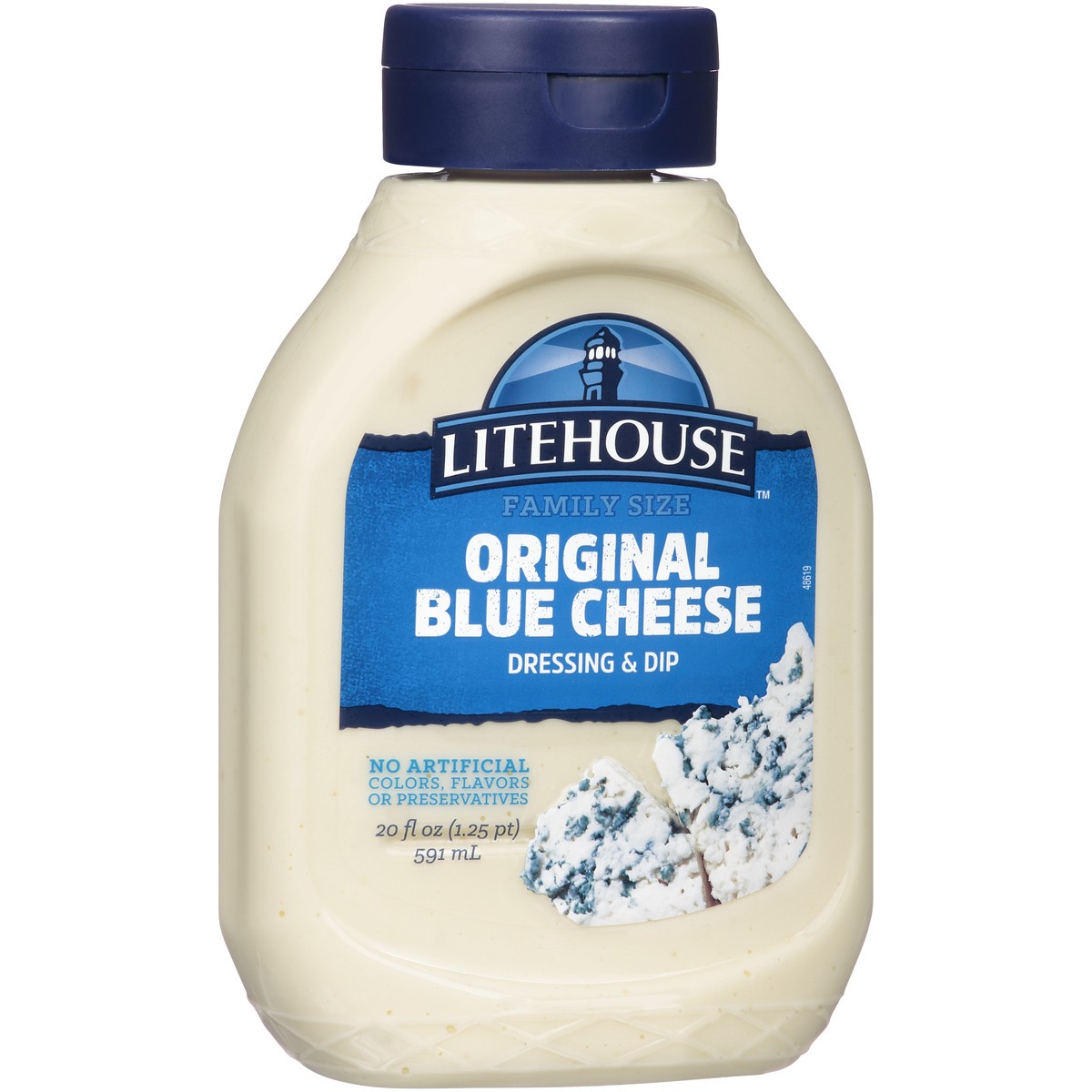 slide 6 of 9, Litehouse Family Size Original Bleu Cheese Dressing & Dip 20 fl. oz. Bottle, 20 fl oz