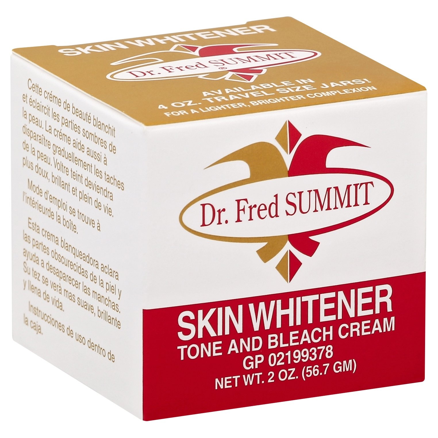 slide 1 of 5, Dr. Fred Summit Skin Whitener Tone and Bleach Cream, 2 oz