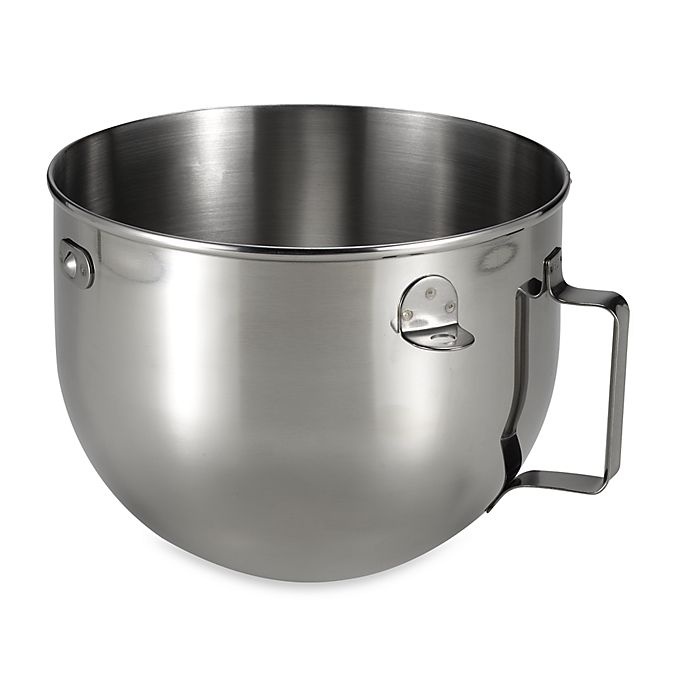 slide 1 of 1, KitchenAid Polished Stainless Steel Narrow Bowl with Handle, 5 qt