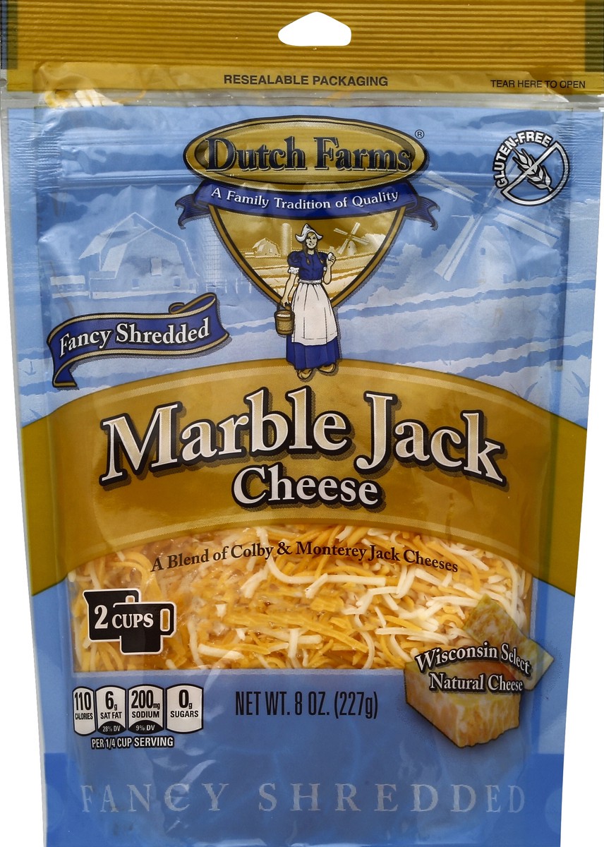slide 1 of 1, Dutch Farms Fancy Shredded Colby Jack Cheese, 8 oz