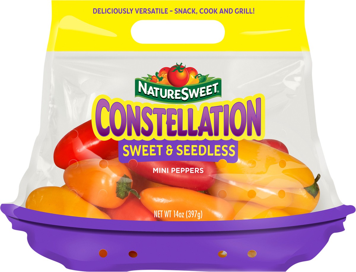 slide 6 of 7, NatureSweet Constellation Sweet & Seedless Mini Peppers, 14 oz