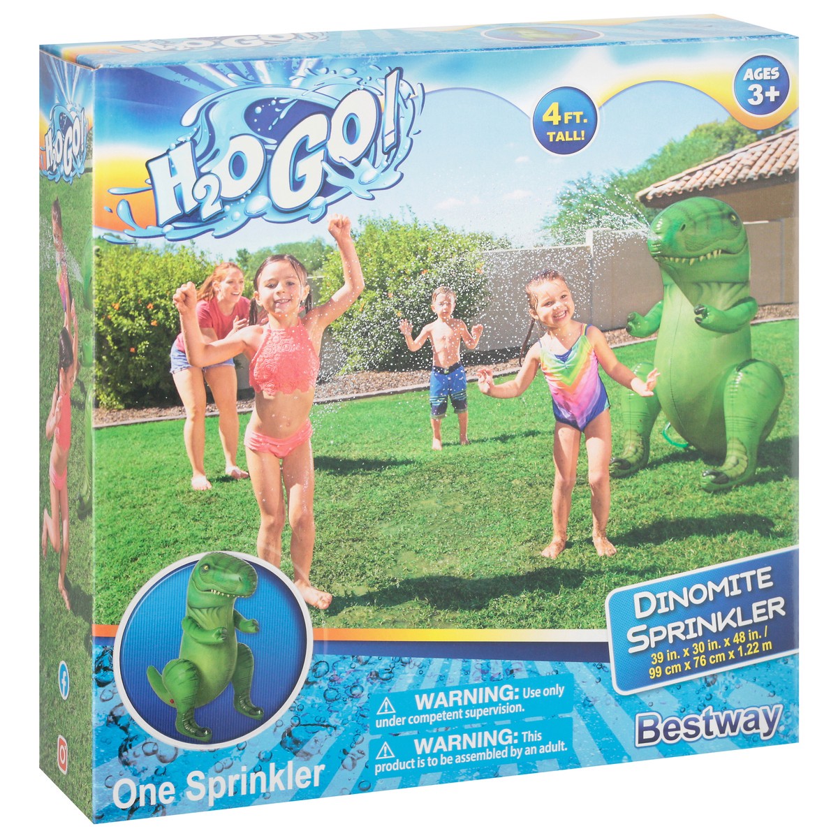 slide 2 of 9, H2O GO! 4 Feet Dinomite Sprinkler 1 ea, 1 ea
