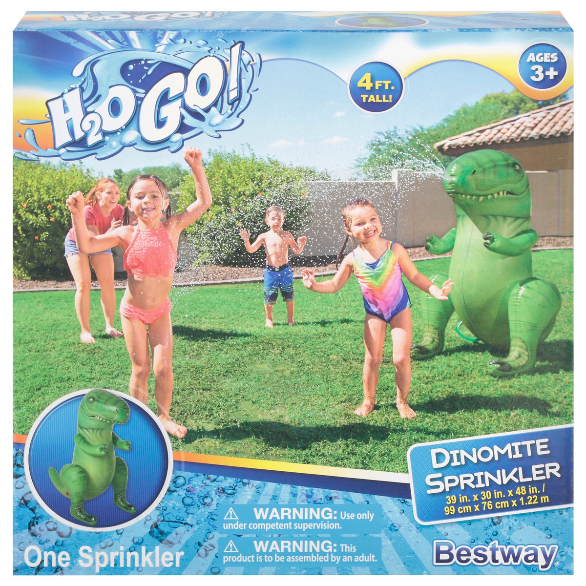 slide 1 of 9, H2O GO! 4 Feet Dinomite Sprinkler 1 ea, 1 ea
