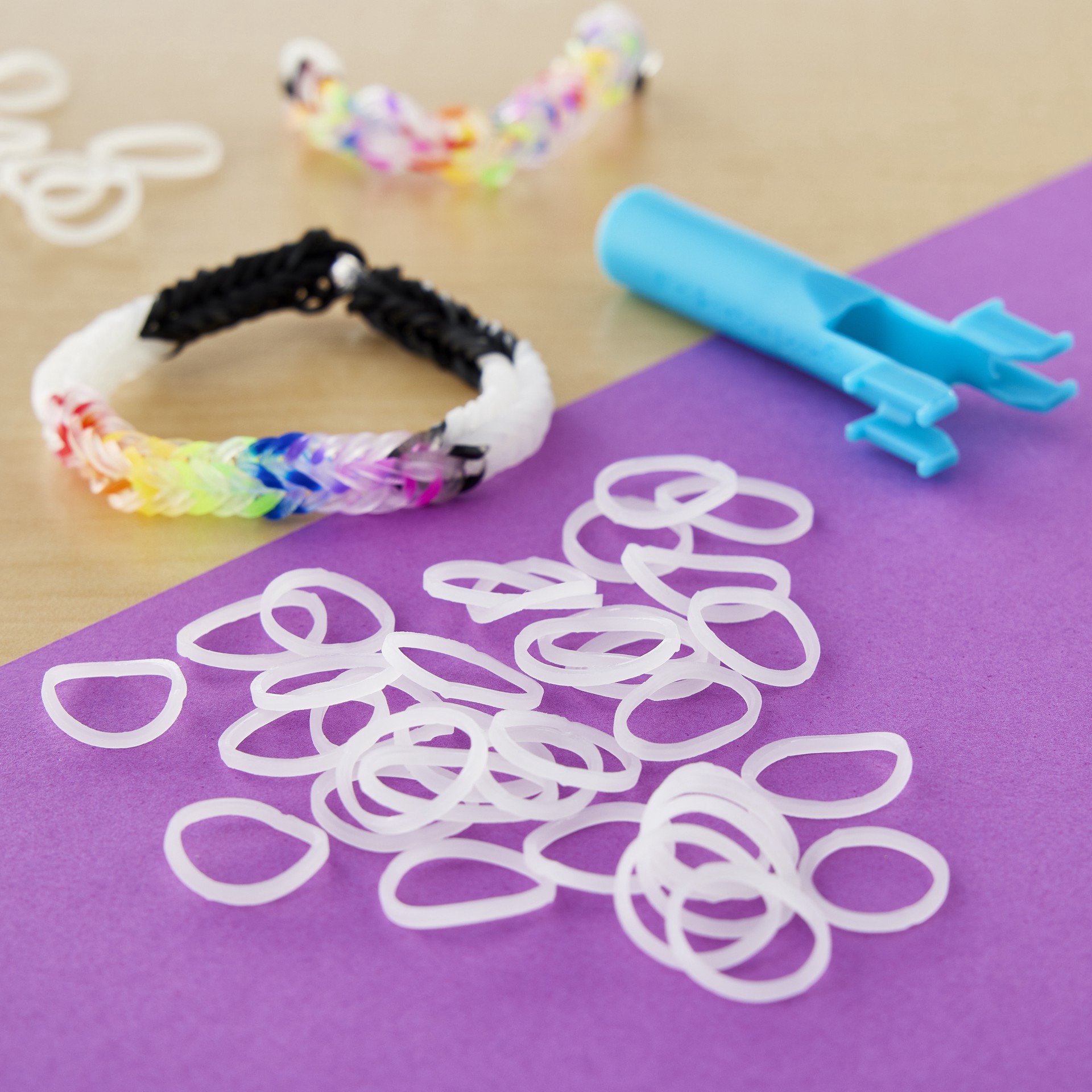 slide 2 of 3, Rainbow Loom Glow In The Dark Refill Bands, 1 ct