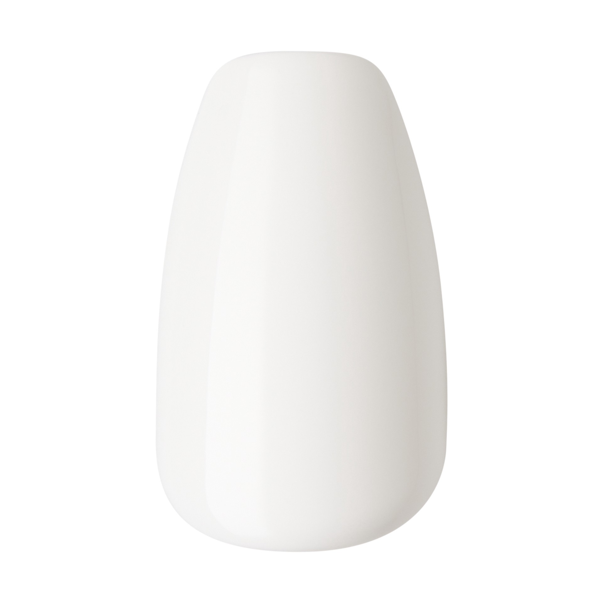 slide 3 of 5, imPRESS Press-On Nails, No Glue Needed, Blue & White, Medium Length, Coffin Shape, 33 Ct., 1 ct