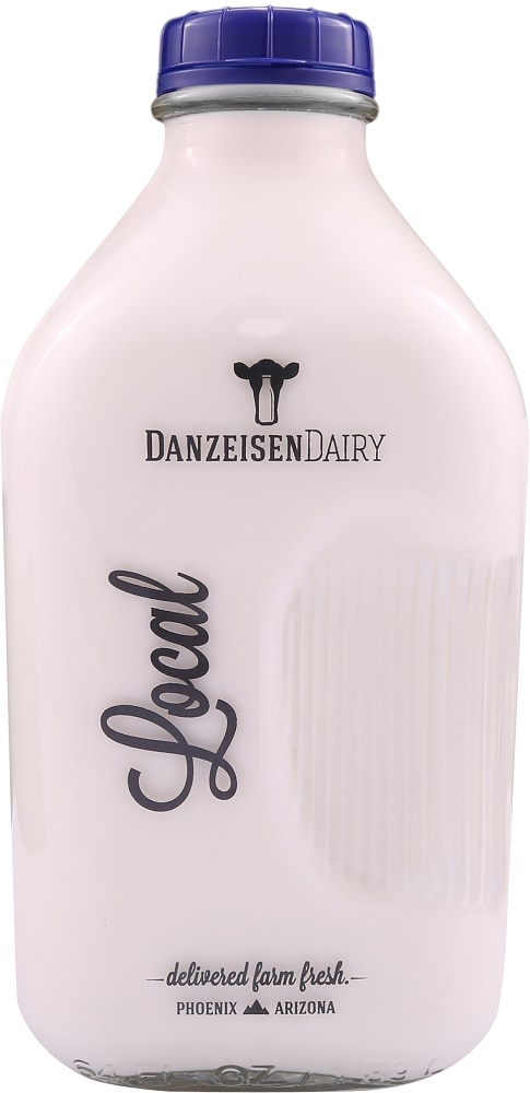 slide 1 of 1, Danzeisen Dairy Milk Chocolate Milk Reduced Fat 2%, 1/2 gal