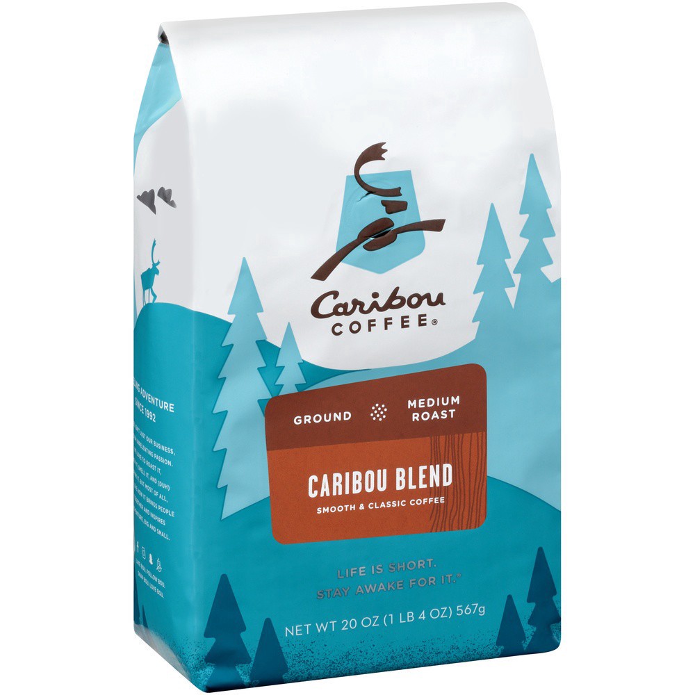 slide 16 of 17, Caribou Coffee Caribou Blend Medium Roast Ground Coffee- 20 oz, 20 oz