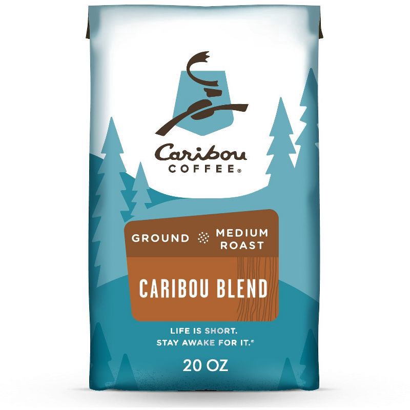 slide 1 of 17, Caribou Coffee Caribou Blend Medium Roast Ground Coffee- 20 oz, 20 oz