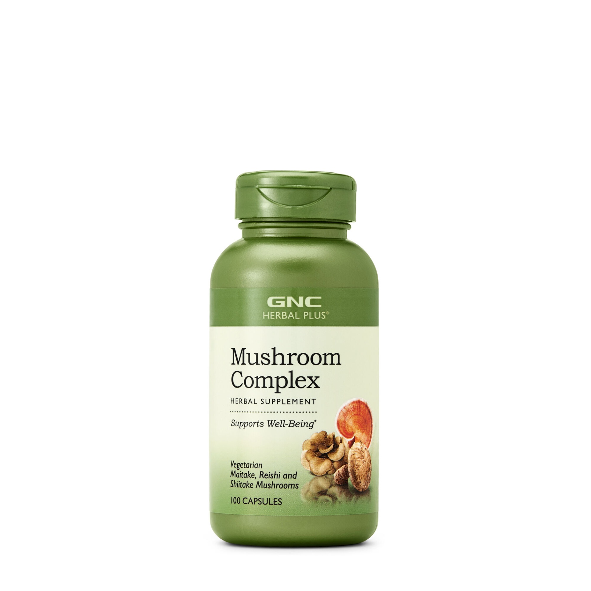 slide 1 of 1, GNC Herbal Plus Mushroom Complex, 100 ct