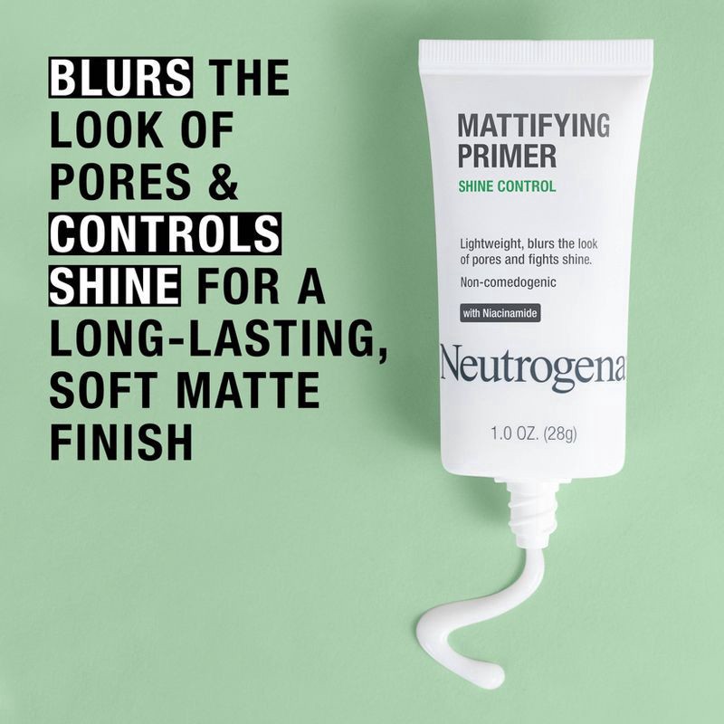 slide 9 of 10, Neutrogena Mattifying Primer Shine Control, 1 Oz, 1.35 oz