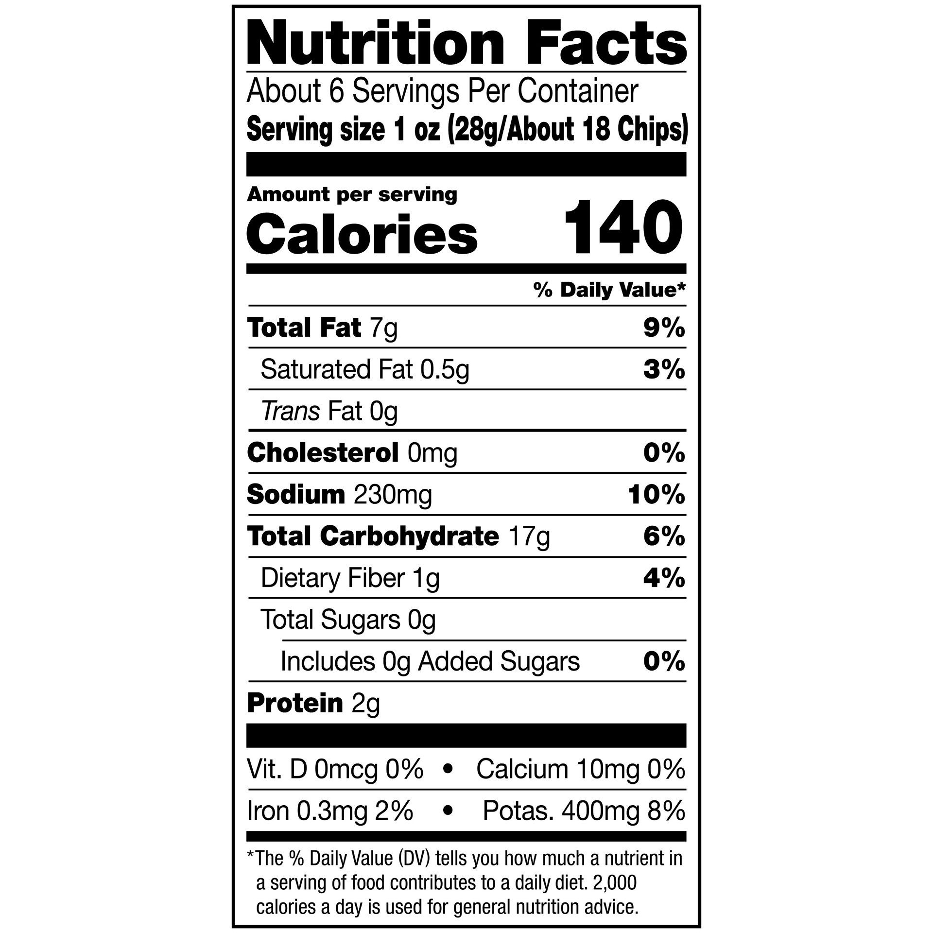 slide 3 of 6, Cape Cod Malt Vinegar Flavored Potato Chips, 6.5 Oz Bag, 6.5 oz