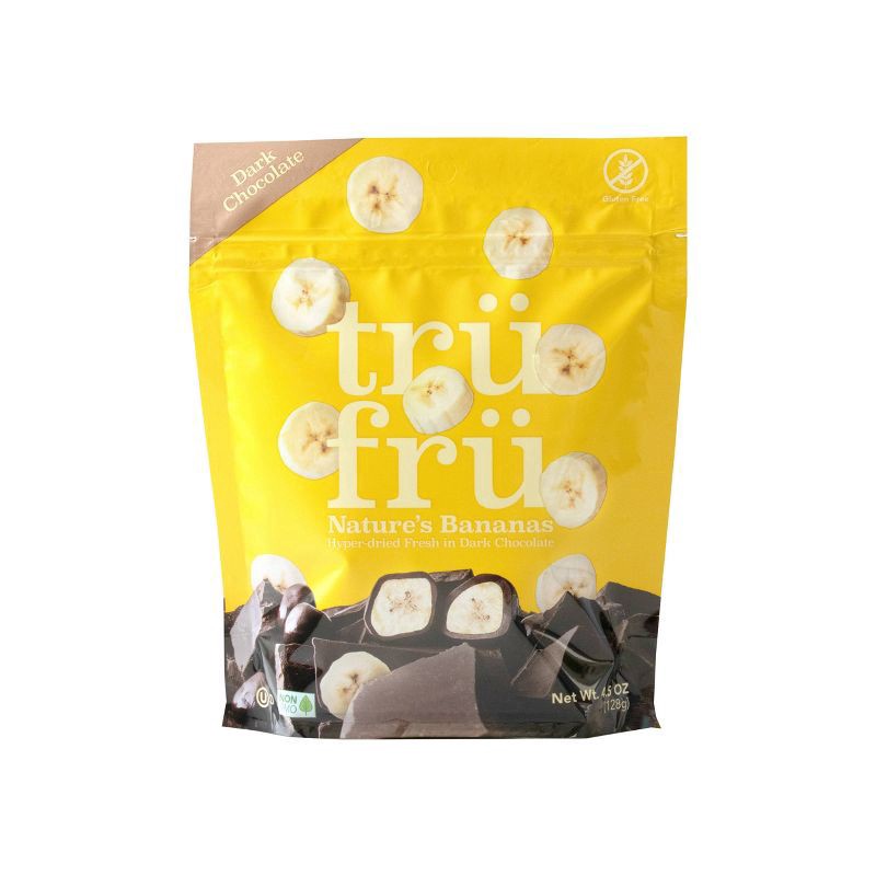 slide 1 of 1, Tru Fru Dark Chocolate Nature's Bananas 4.5 oz, 4.5 oz