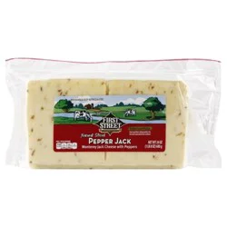 First Street Sliced Pepper Jack Cheese