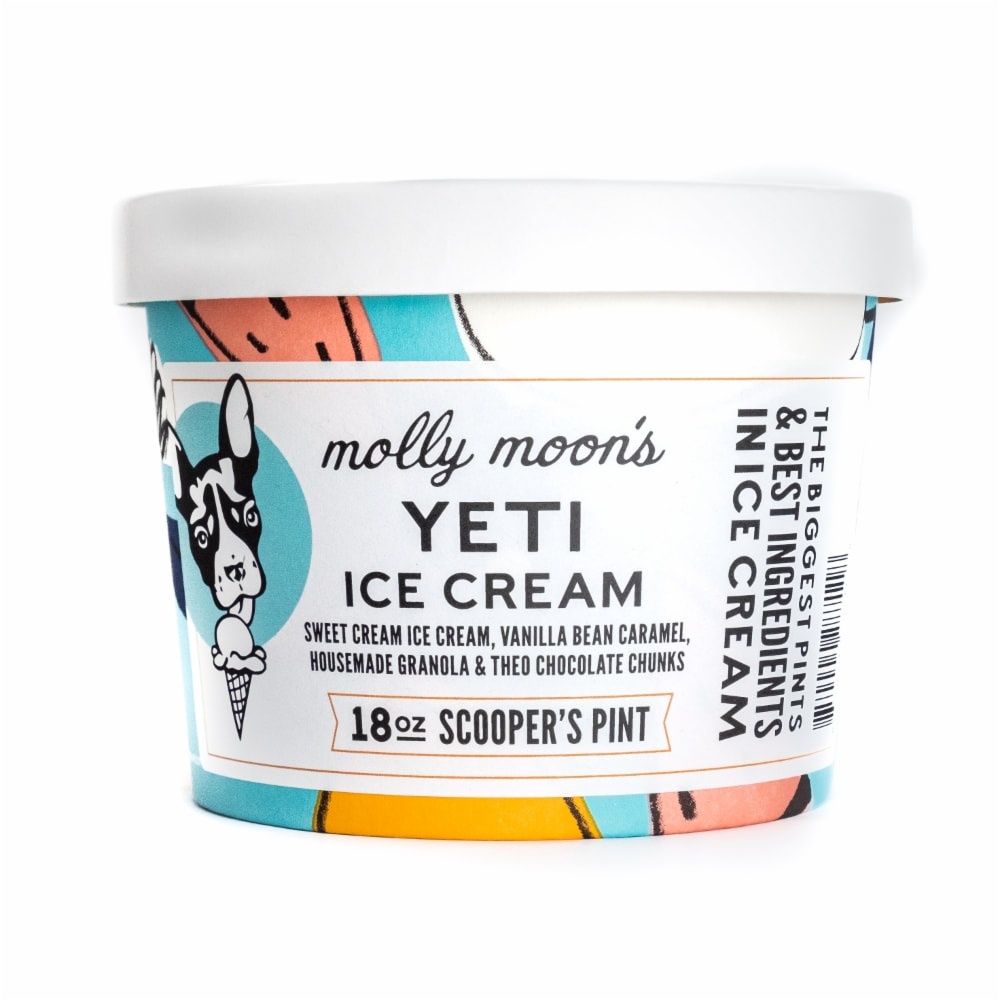 slide 1 of 1, Molly Moon's Yeti Ice Cream, 18 oz