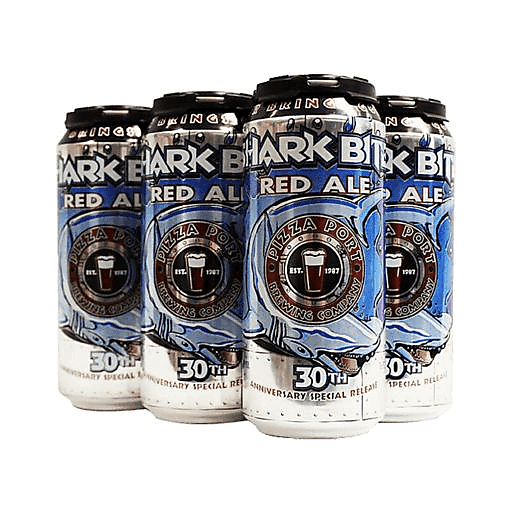slide 1 of 1, Pizza Port Brewing Company Pizza Port Shark Bite Red Ale, 6 ct
