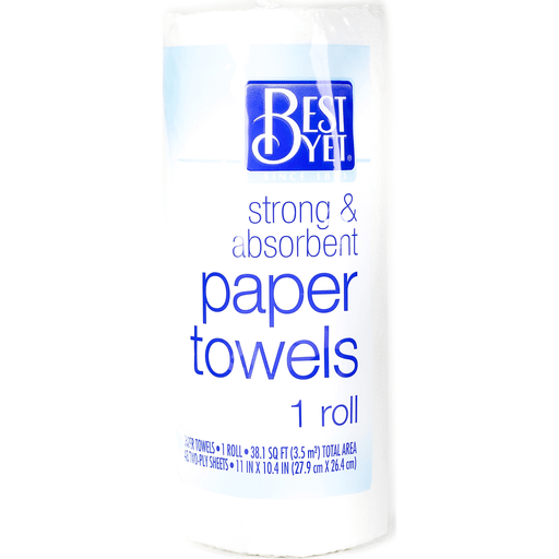 slide 1 of 1, Best Yet Single Paper Towels, 48 ct