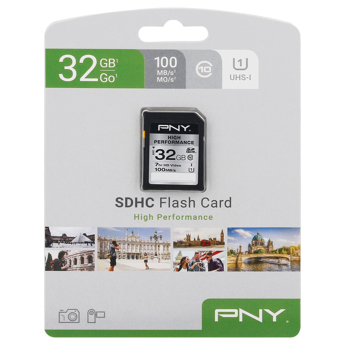 slide 1 of 9, PNY 32 GB High Performance SDHC Flash Card 1 ea Card, 32 GB