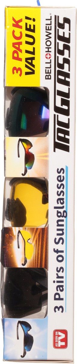 slide 5 of 9, Bell + Howell ASOTV Tac Glasses, 3 ct