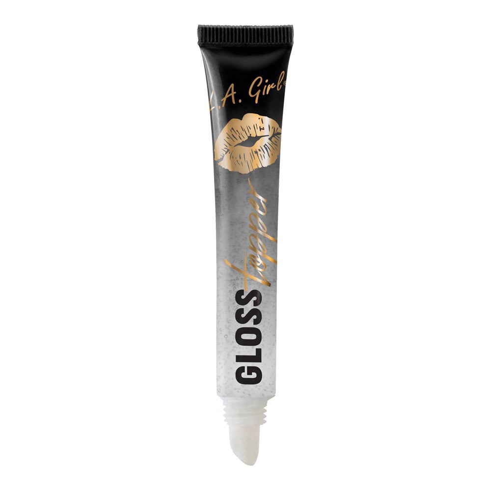 slide 2 of 3, La Girl Holographic Gloss Topper Clear, 0.34 fl oz