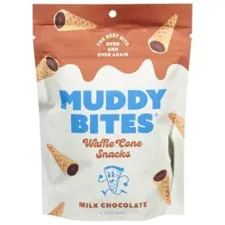 Muddy Bites Milk Chocolate Waffle Cone Snacks 2.33 oz