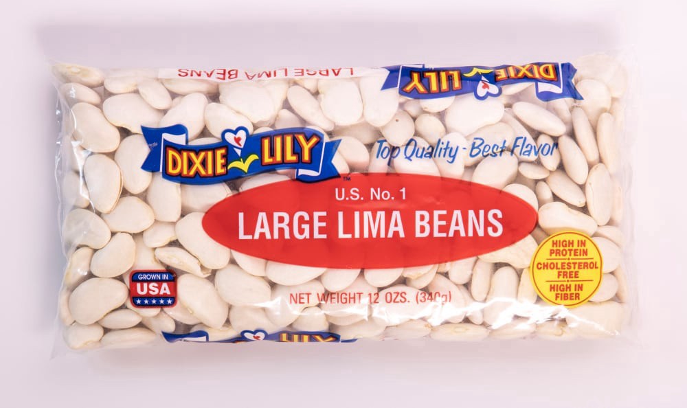 slide 2 of 2, Dixie Lily Large Lima Beans, 12 oz