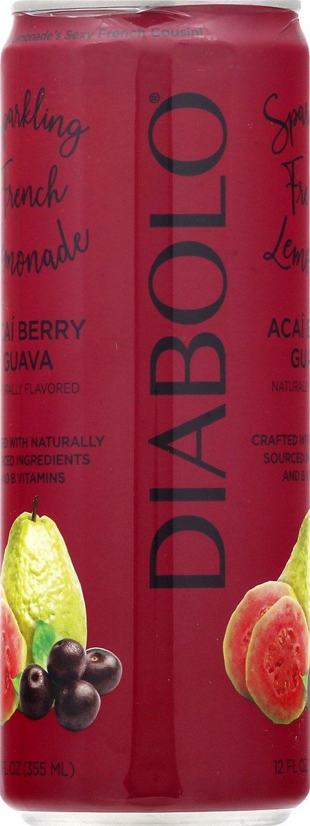 slide 4 of 9, DIABOLO Soda Acai Berry Guava, 12 oz