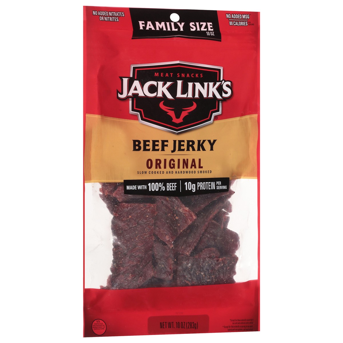 slide 7 of 9, Jack Link's Original Beef Jerky Family Size 10 oz, 10 oz
