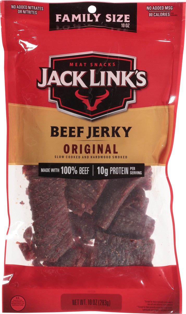 slide 9 of 9, Jack Link's Original Beef Jerky Family Size 10 oz, 10 oz