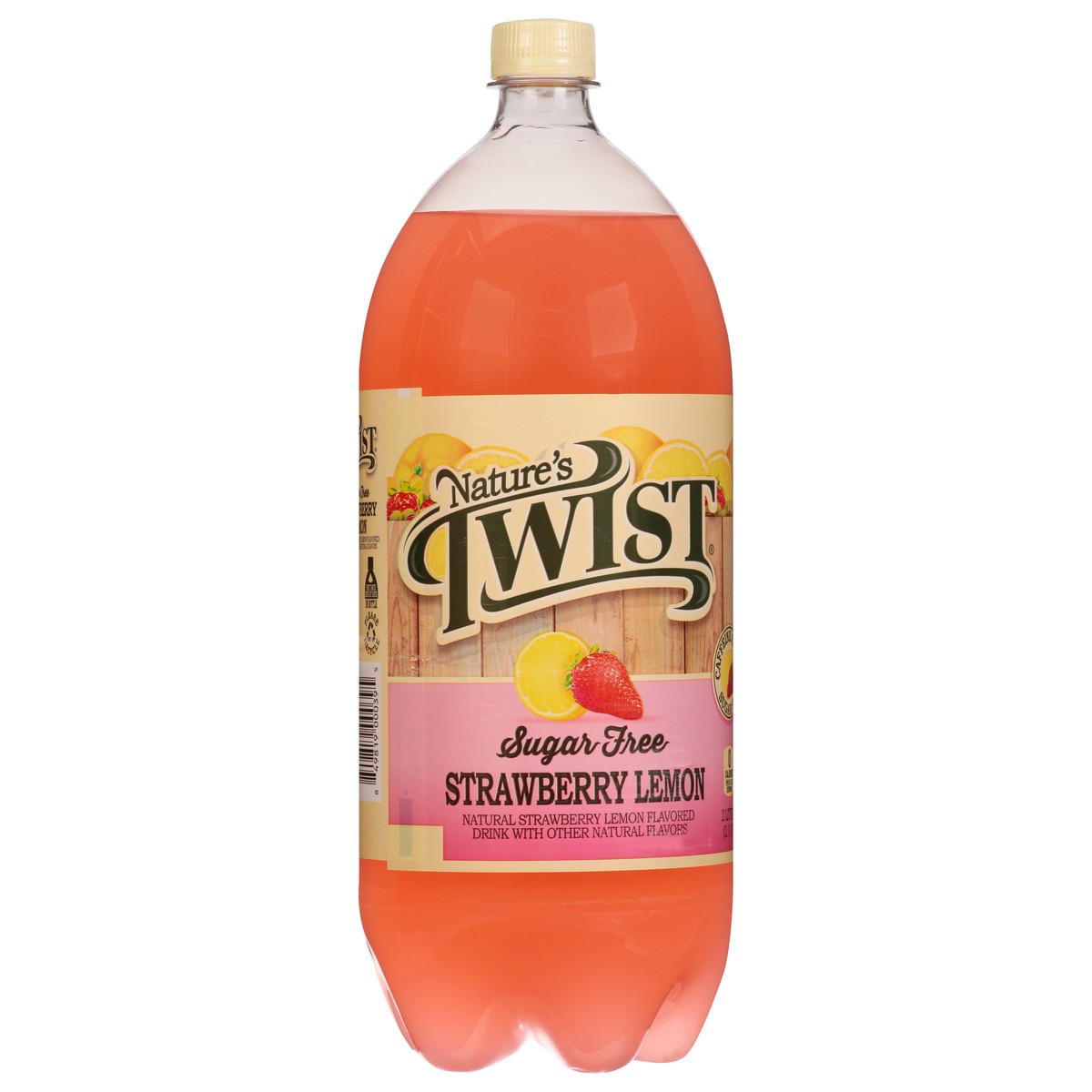 slide 4 of 13, Nature's Twist Strawberry Lemonade 2 l, 67.6 fl oz