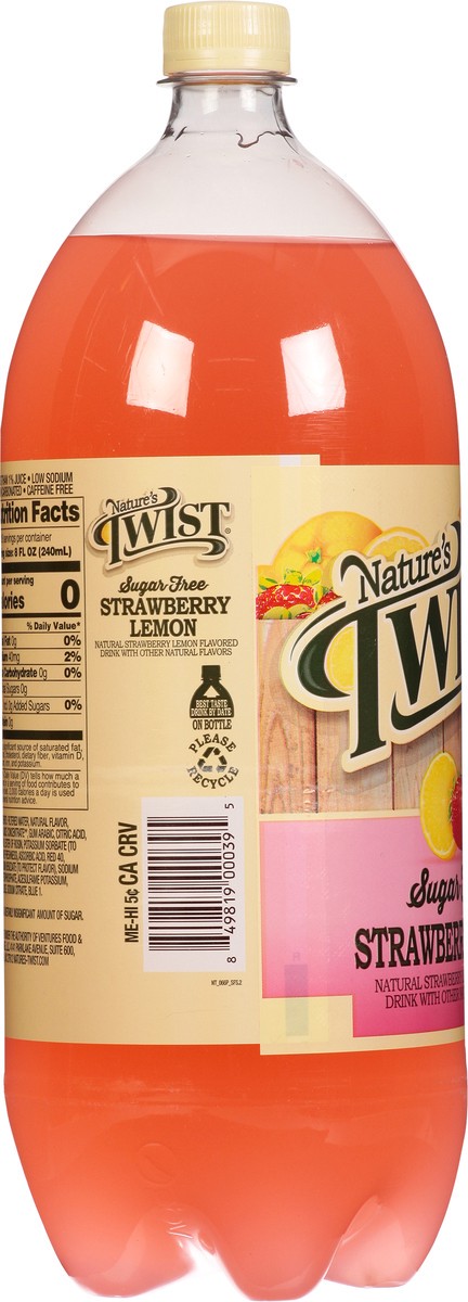 slide 3 of 13, Nature's Twist Strawberry Lemonade 2 l, 67.6 fl oz