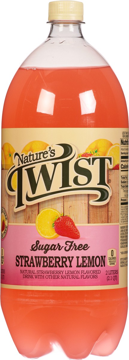 slide 8 of 13, Nature's Twist Strawberry Lemonade 2 l, 67.6 fl oz