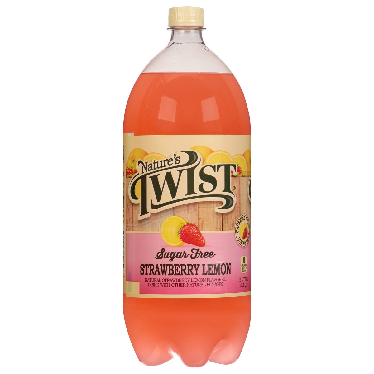 slide 9 of 13, Nature's Twist Strawberry Lemonade 2 l, 67.6 fl oz