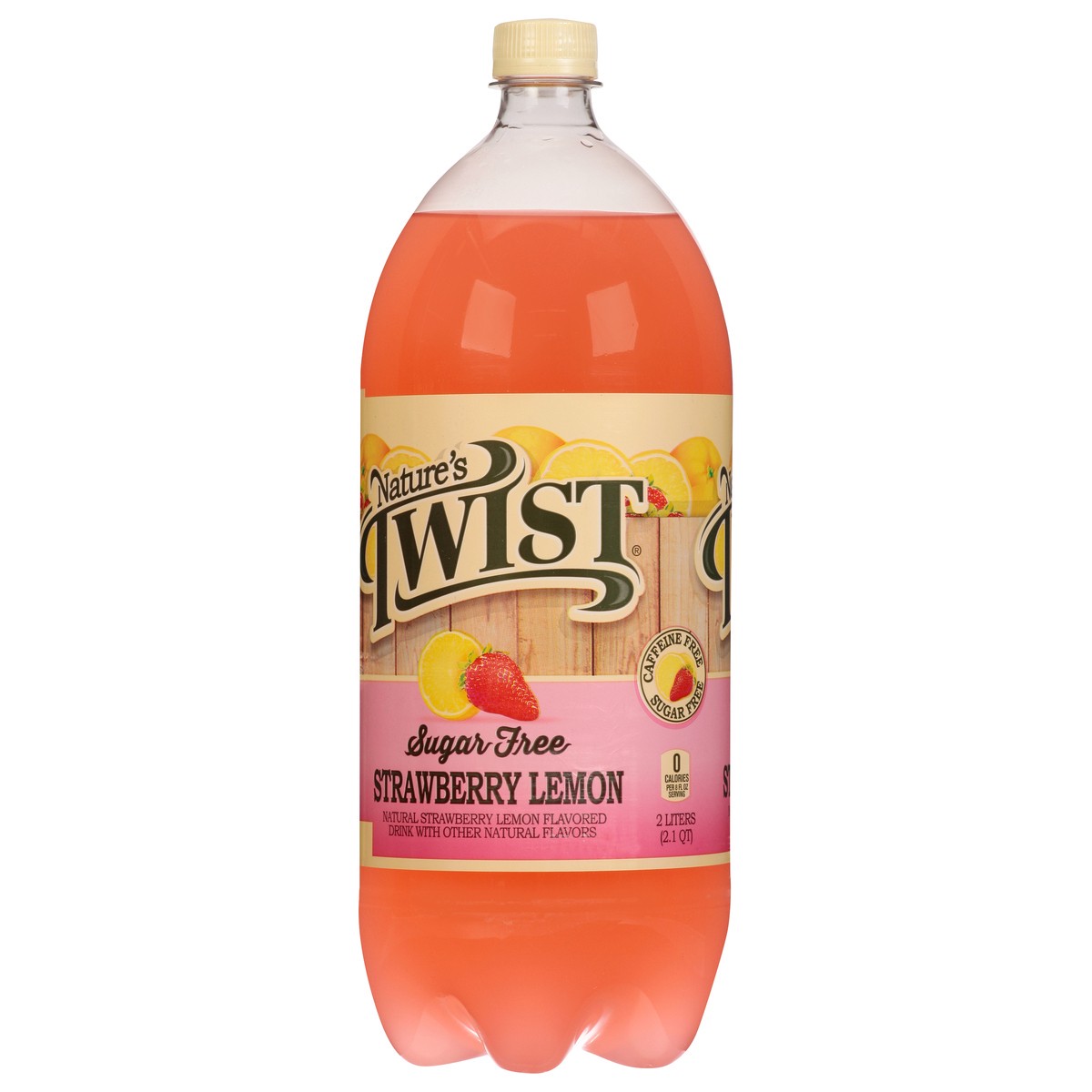 slide 6 of 13, Nature's Twist Strawberry Lemonade 2 l, 67.6 fl oz