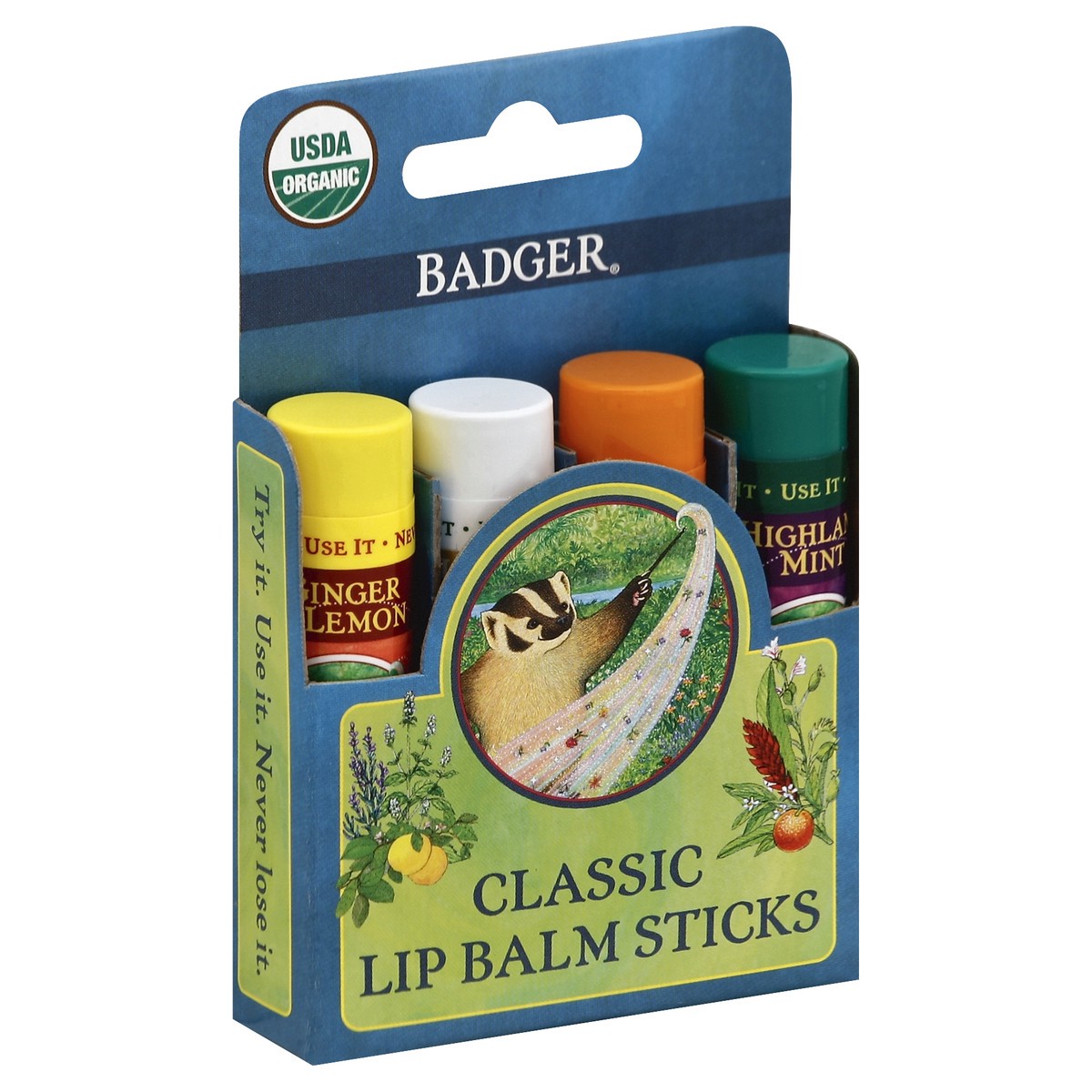 slide 3 of 5, Badger Lip Balm 1 ea, 