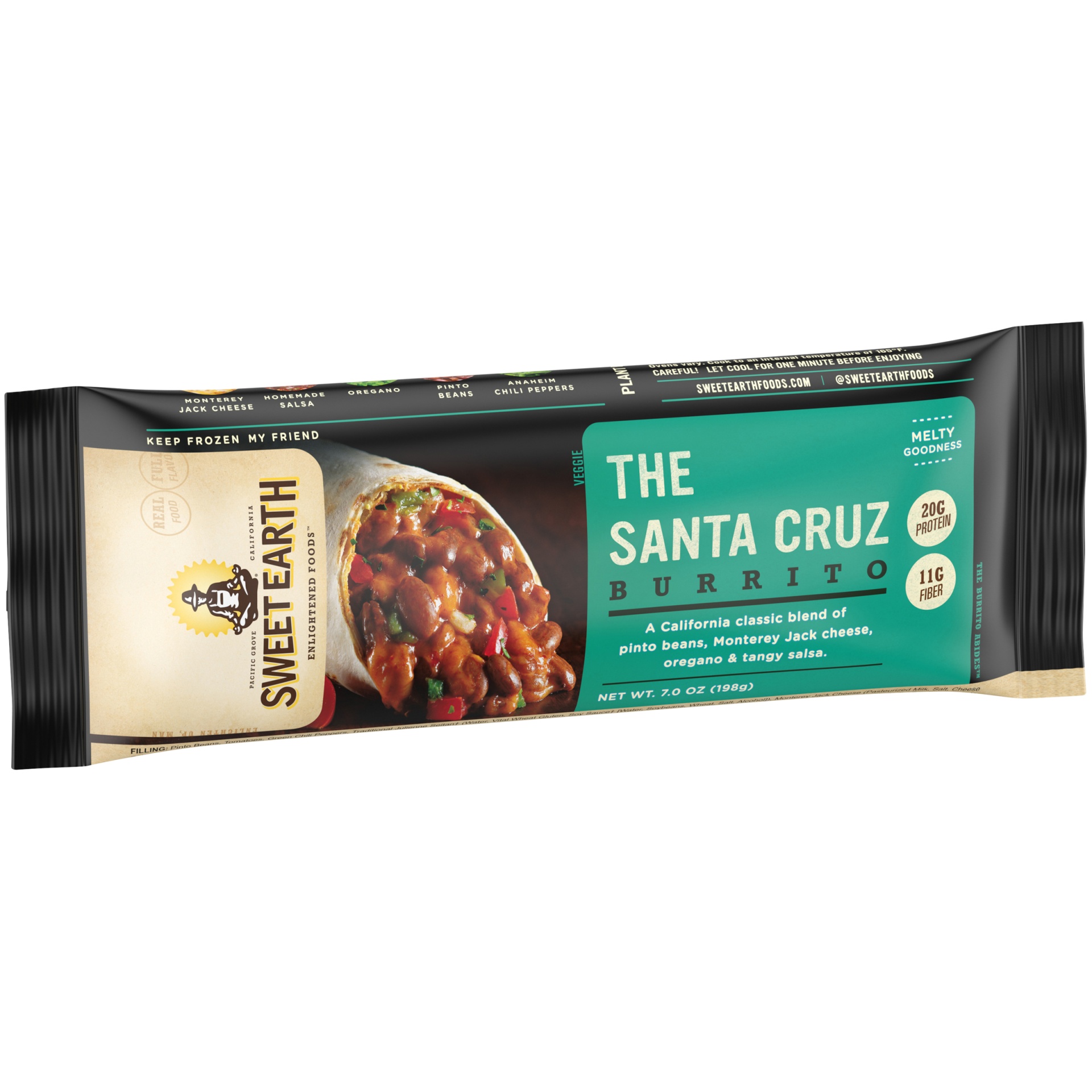 slide 3 of 10, Sweet Earth The Santa Cruz Burrito, 7 oz