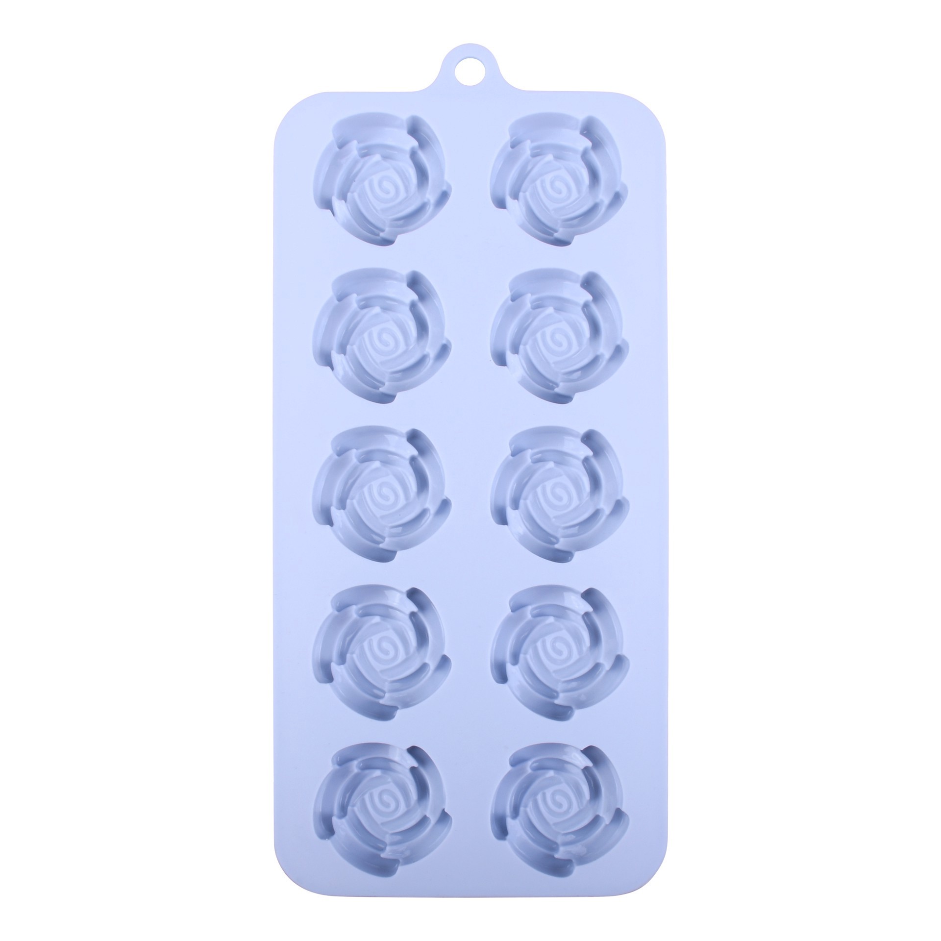 slide 3 of 4, Roses Silicone Candy Mold By Makery, 8.87 in x 0.59 in