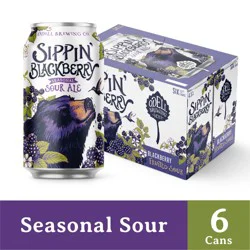 Odell Brewing Co. Fruited Sour Sippin' Blackberry Beer - 6 x 12 oz Cans