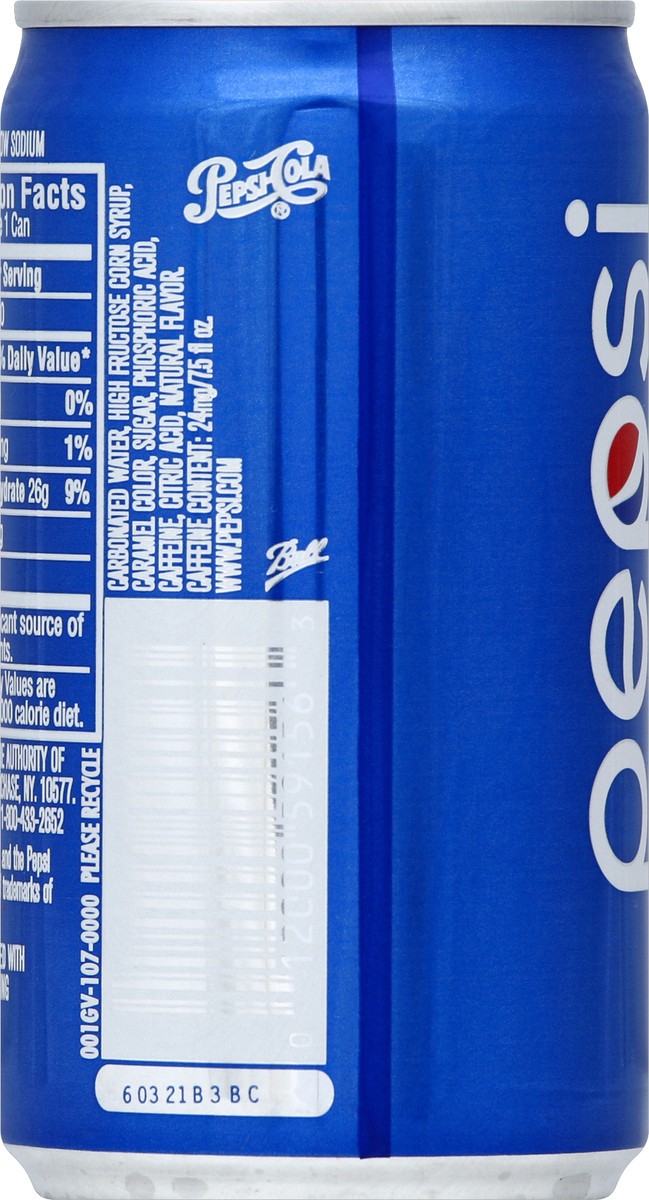 slide 3 of 6, Pepsi Cola 7.5 Fl Oz Can, 7.5 oz