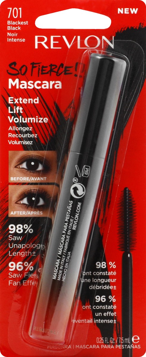 slide 7 of 9, Revlon So Fierce Blackest Black 701 Mascara 0.25 oz, 0.25 oz